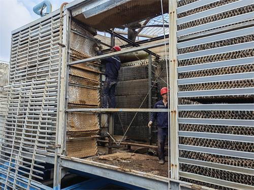 玻璃鋼冷卻塔中水和空氣的熱交換方式